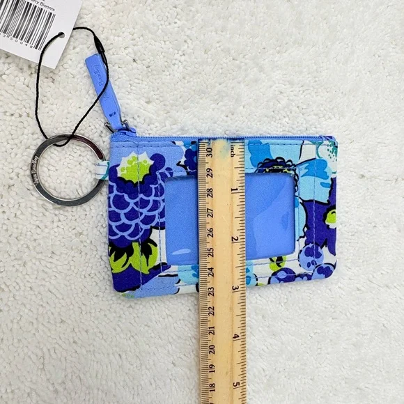 NWT Vera Bradley Zip ID Case in Retired “Blueberry Blooms” Pattern - Picture 4 of 6